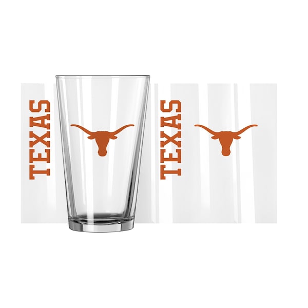 Logo Brands Texas 16oz Gameday Pint Glass 218-G16P-1 - main
